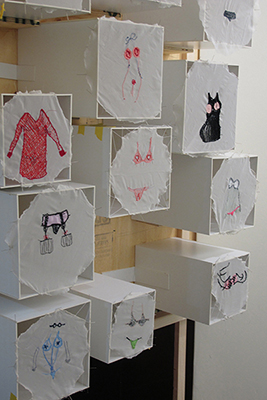 12 embroideries of several sizes, 2013