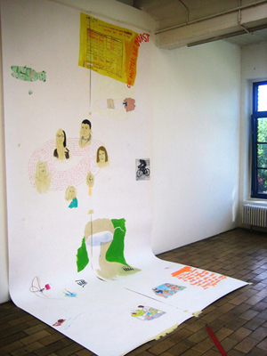 Mixed media, 370 x 220 cm, 2009